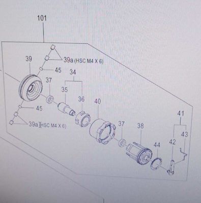 Części zamienne do wirówki Murata Vortex Assy 861 861-550-101 Roczna gwarancja